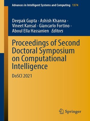cover image of Proceedings of Second Doctoral Symposium on Computational Intelligence